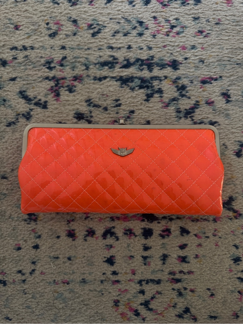 Consuela Cayenne Candy Crush Clamshell Clutch